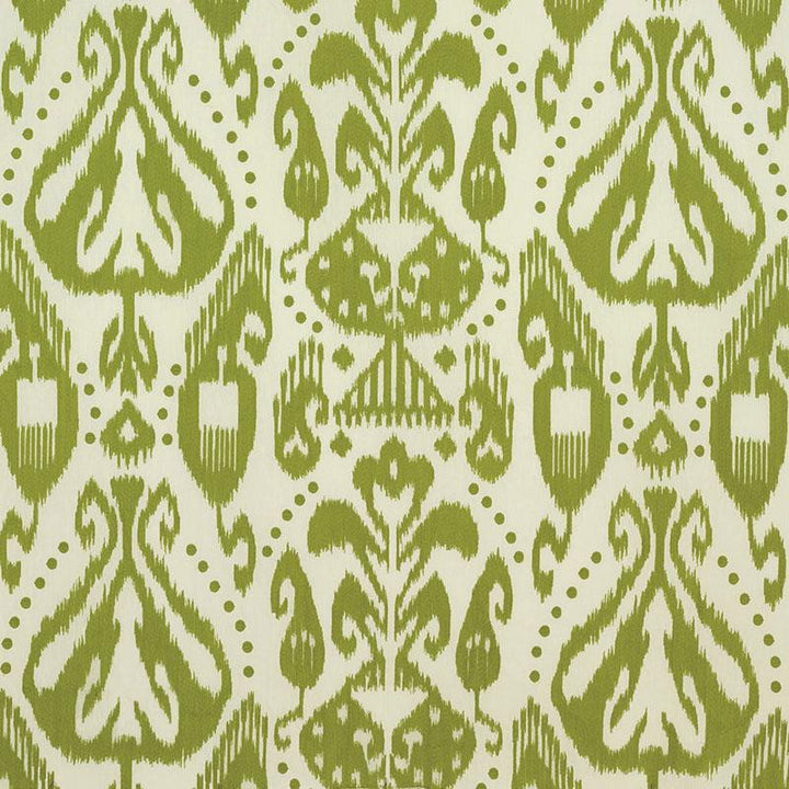 Kiva Embroidered Ikat Grass 69483 by Schumacher Designer Fabric Ikat Collection 25.75" - Swanky Fabrics -