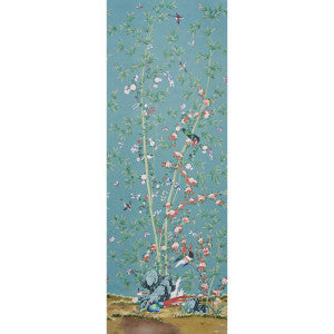Brighton Pavilion Panel Multi 5007740 by Schumacher Designer Wallpaper