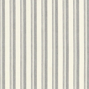 Capri Greige/White 69440 by Schumacher Designer Fabric