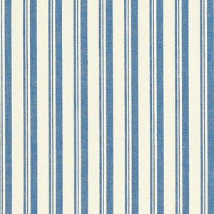 Capri Navy/White 69443 by Schumacher Designer Fabric