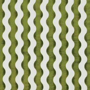 The Wave Velvet Lettuce 69422 by Schumacher Designer Fabric