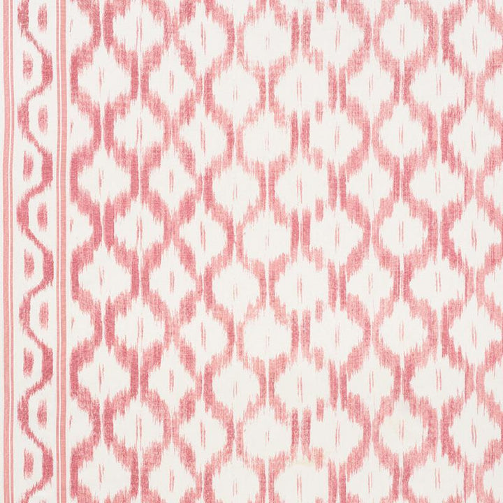 Santa Monica Ikat Faded Red 176503 by Schumacher Designer Fabric Mark D. Sikes 52.75" - Swanky Fabrics -