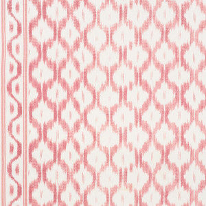 Santa Monica Ikat Faded Red 176503 by Schumacher Designer Fabric