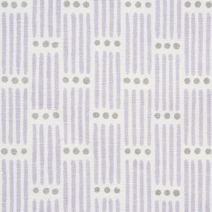 Dotted Stripe Lilac 177712 by Schumacher Designer Fabric Easy Elements 1.0" - Swanky Fabrics -