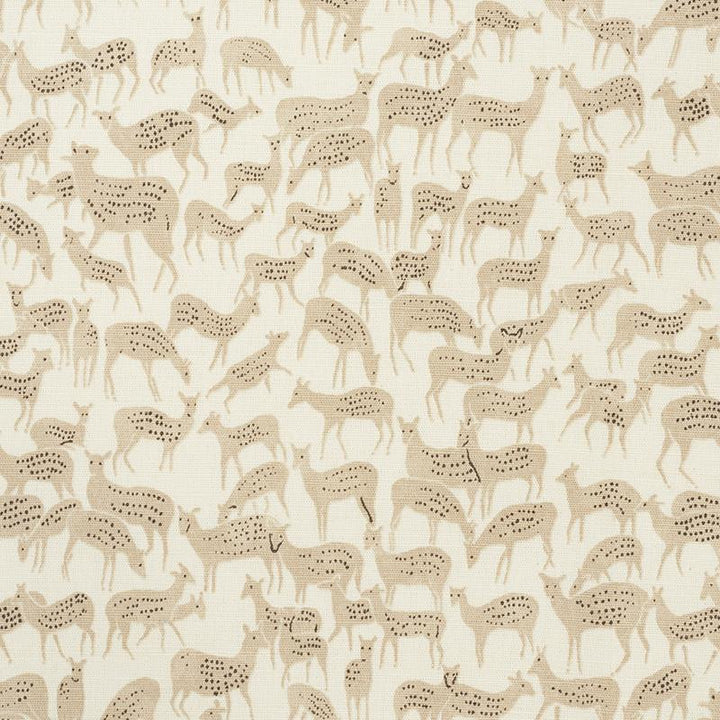 Fauna Natural 177721 by Schumacher Designer Fabric Essentials: Small-Scale Prints 9.0" - Swanky Fabrics -