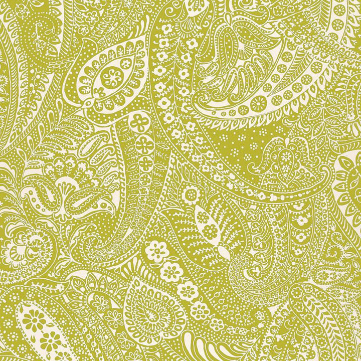 Paisley Print Soft Chartreuse 2644321 by Schumacher Designer Fabric Modern Prints - Swanky Fabrics -