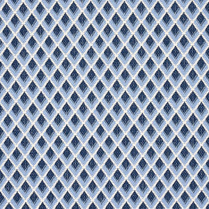 Hammerick Diamond Blue 3434005 by Schumacher Designer Fabric