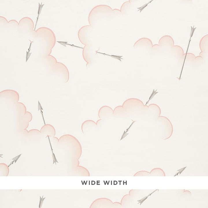 Mercurio Blush 5009351 by Schumacher Designer Wallpaper Charlap Hyman & Herrero 54.0" - Swanky Fabrics -