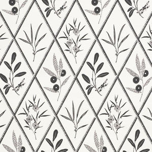 Endimione Carbon 5009373 by Schumacher Designer Wallpaper