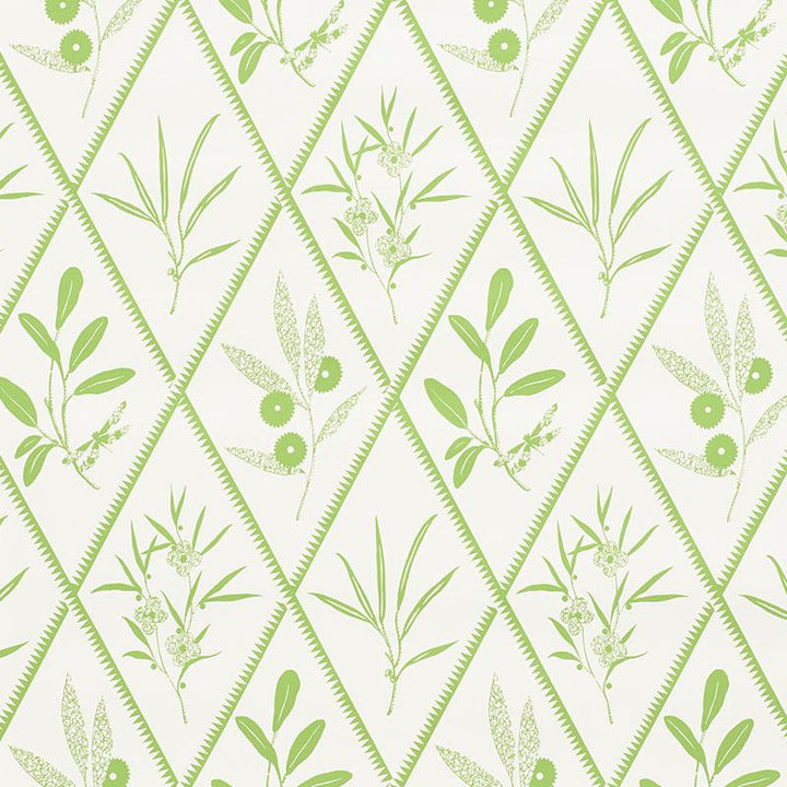 Endimione Leaf 5009371 by Schumacher Designer Wallpaper Charlap Hyman & Herrero 13.5" - Swanky Fabrics -