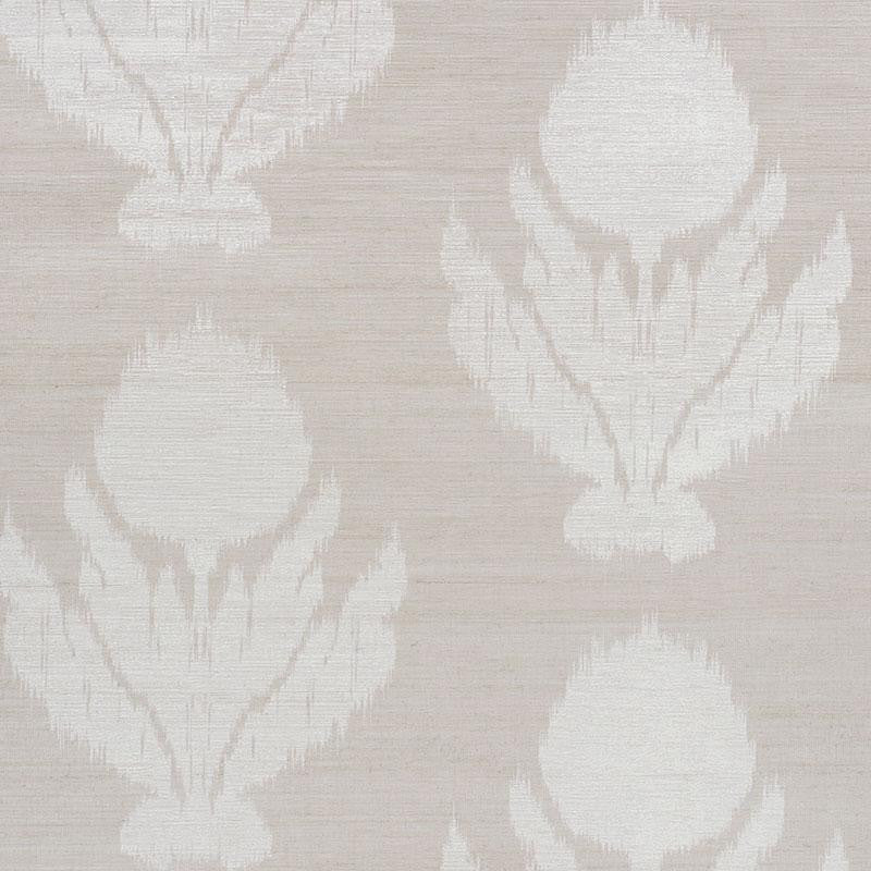 Agra Hemp Shimmer Moonstone 5009400 by Schumacher Designer Wallpaper Printed & Embellished Wallcoverings 34.0" - Swanky Fabrics -