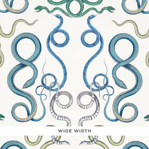 Giove Emerald & Sapphire 5009460 by Schumacher Designer Wallpaper