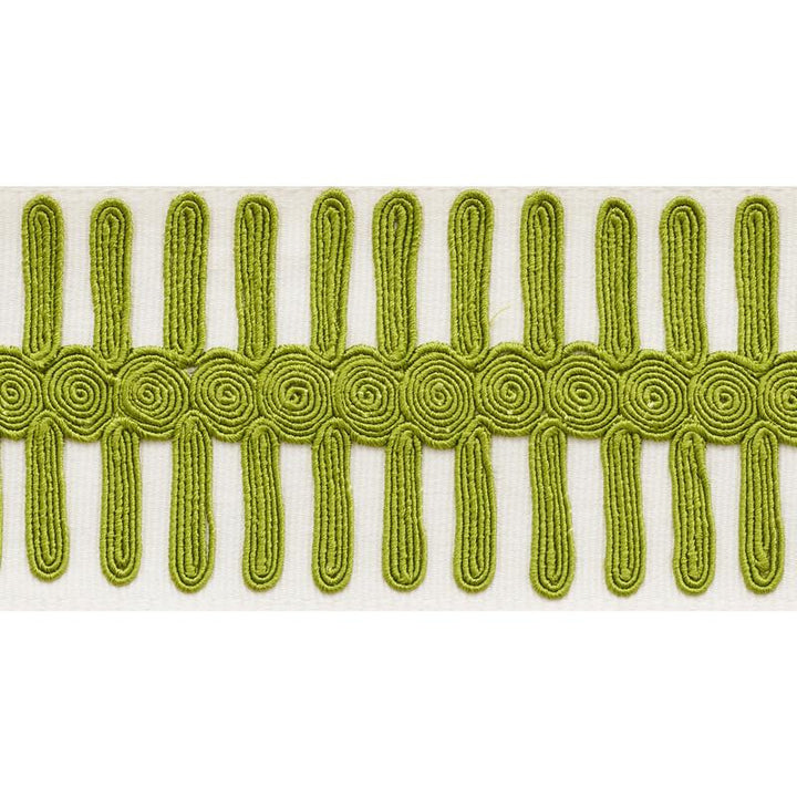Castille Tape Leaf 70746 by Schumacher Designer Trim Statement Tapes - Swanky Fabrics -