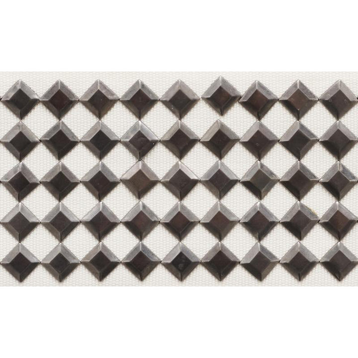 Armure Tape Gunmetal 74230 by Schumacher Designer Trim Statement Tapes - Swanky Fabrics -