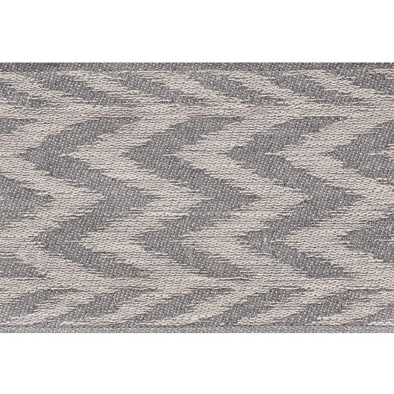 Chevron Woven Tape Grey 74251 by Schumacher Designer Trim Statement Tapes 1.5" - Swanky Fabrics -