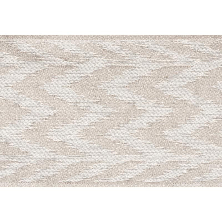 Chevron Woven Tape Natural 74250 by Schumacher Designer Trim Statement Tapes 1.5" - Swanky Fabrics -