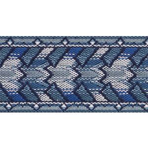 Needlework Tape Blue 74271 by Schumacher Designer Trim