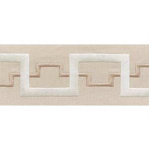 Turret Tape Champagne 74350 by Schumacher Designer Trim