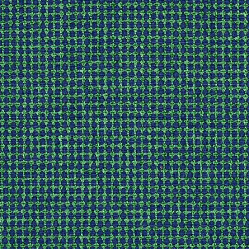 Zipster Navy & Green 70529 by Schumacher Designer Fabric Essentials: Small Scale Upholstery Fabrics - Swanky Fabrics -