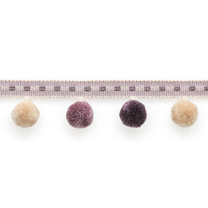 Poms Lilac 74361 by Schumacher Designer Trim