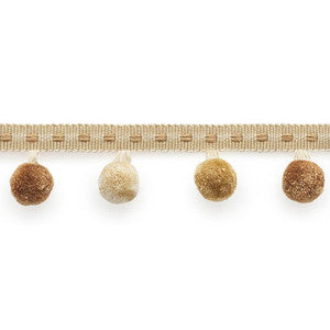 Poms Gold 74363 by Schumacher Designer Trim
