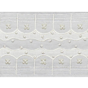 Perla Tape Dove 74382 by Schumacher Designer Trim