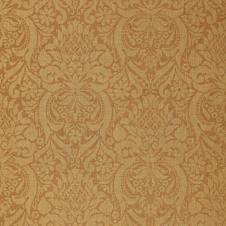 Valencay Damask Camel 5000412 by Schumacher Designer Wallpaper Palazzo 33.0" - Swanky Fabrics -