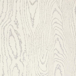 Faux Bois Silver Moon 5007401 by Schumacher Designer Wallpaper