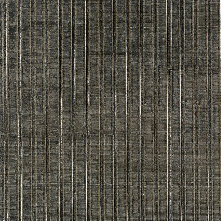 Galvanized Rib Gunmetal 5007363 by Schumacher Designer Wallpaper Fabulous Faux 1.5" - Swanky Fabrics -