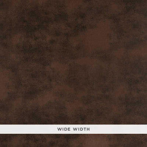 Sueded Leather Cordovan 5007391 by Schumacher Designer Wallpaper