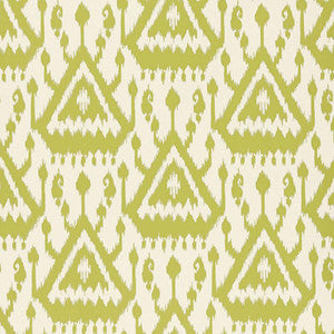 Vientiane Ikat Palm 5006953 by Schumacher Designer Wallpaper