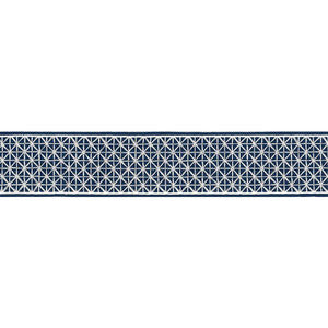 Directoire Tape Bleu Marine 68640 by Schumacher Designer Trim