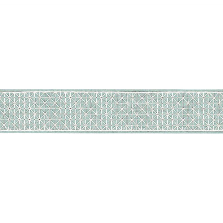 Directoire Tape Teal 68641 by Schumacher Designer Trim Timothy Corrigan - Swanky Fabrics -