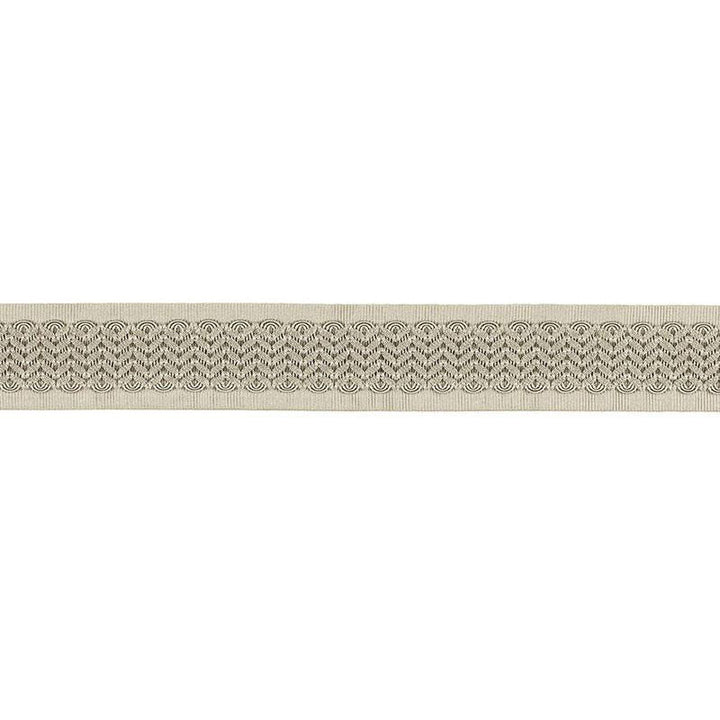 Sunset Strip Tape Platinum 68650 by Schumacher Designer Trim Timothy Corrigan - Swanky Fabrics -