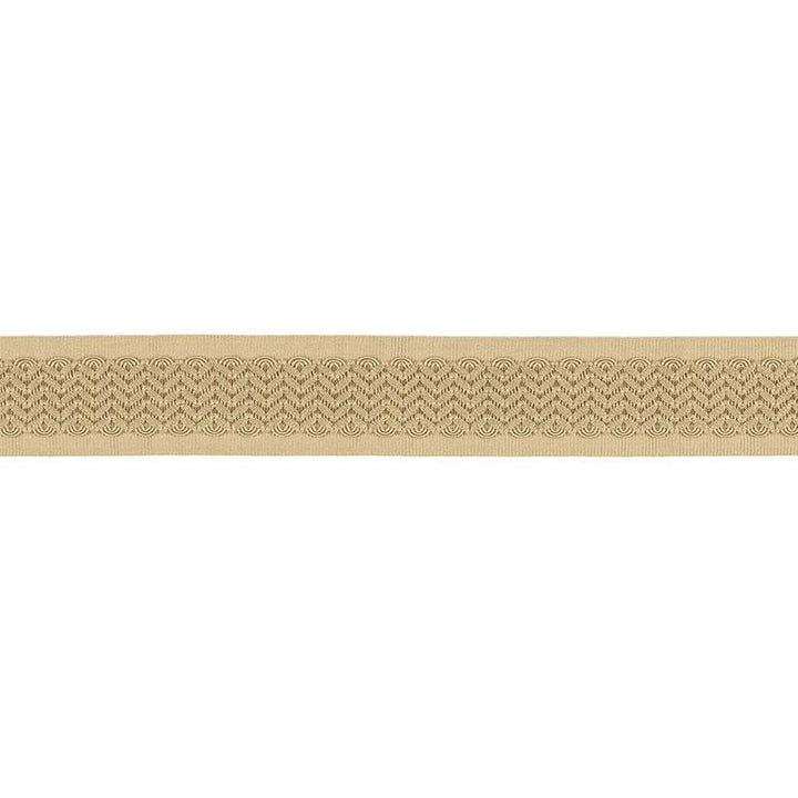 Sunset Strip Tape Champagne 68651 by Schumacher Designer Trim Timothy Corrigan - Swanky Fabrics -