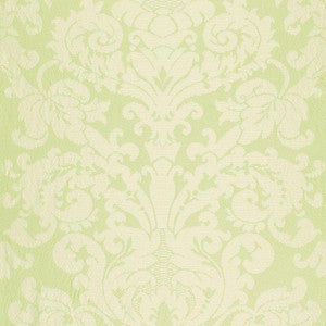 Chateau Silk Damask Citron 68883 by Schumacher Designer Fabric