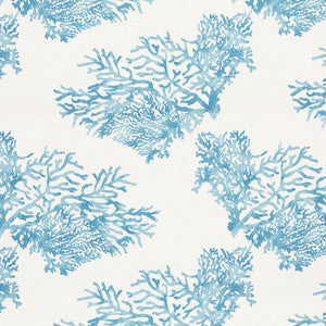 Great Barrier Reef Blue 175364 by Schumacher Designer Fabric