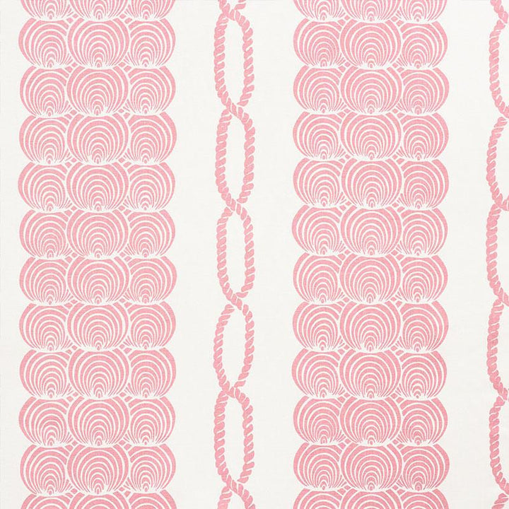 Coralline Pink 177782 by Schumacher Designer Fabric Nautilus 35.75" - Swanky Fabrics -