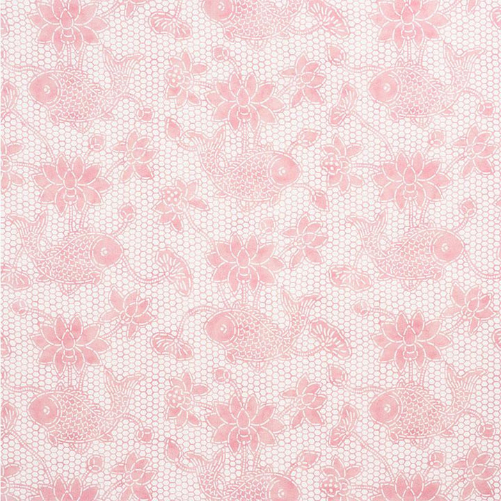 Lotus Batik Pink 177792 by Schumacher Designer Fabric Isola Indoor/Outdoor 26.0" - Swanky Fabrics -