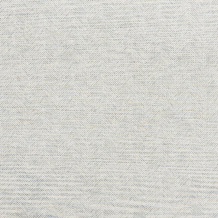 Caro Herringbone Sky 75143 by Schumacher Designer Fabric Relaxed Glamour 3.5" - Swanky Fabrics -