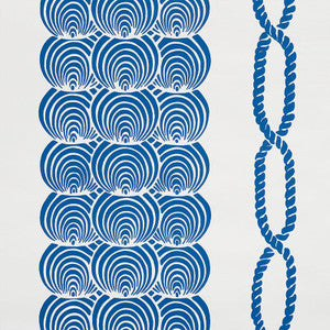 Coralline Blue 5009430 by Schumacher Designer Wallpaper