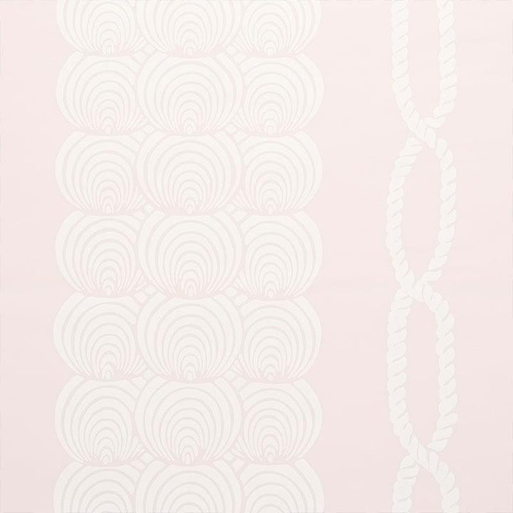 Coralline Blush 5009433 by Schumacher Designer Wallpaper Nautilus 18.0" - Swanky Fabrics -