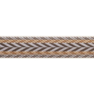 Stinson Tape Flax 74264 by Schumacher Designer Trim