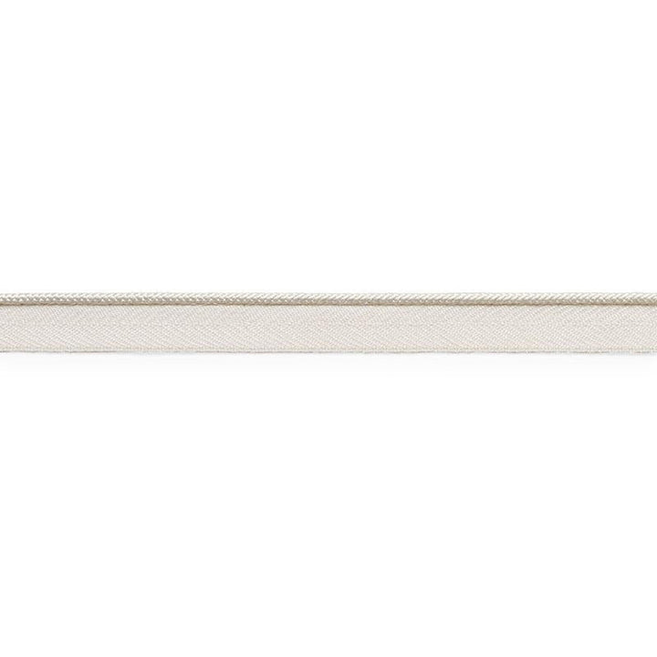 Gustave Silk Lip Cord Narrow Ivory 74520 by Schumacher Designer Trim Perfect Basics: Trims - Swanky Fabrics -