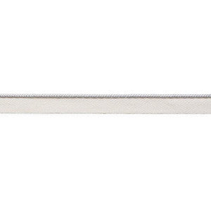 Gustave Silk Lip Cord Narrow Dove 74521 by Schumacher Designer Trim