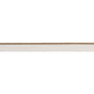 Gustave Silk Lip Cord Narrow Sand 74523 by Schumacher Designer Trim
