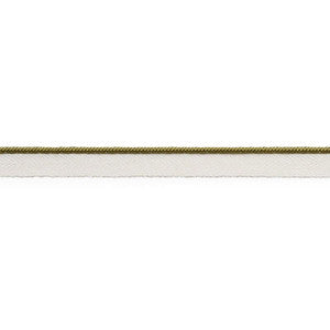 Gustave Silk Lip Cord Narrow Olive 74525 by Schumacher Designer Trim