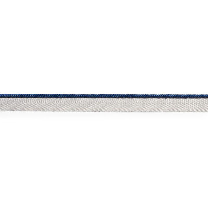 Gustave Silk Lip Cord Narrow Navy 74528 by Schumacher Designer Trim Perfect Basics: Trims - Swanky Fabrics -