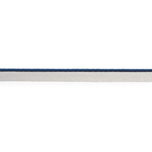 Gustave Silk Lip Cord Narrow Navy 74528 by Schumacher Designer Trim