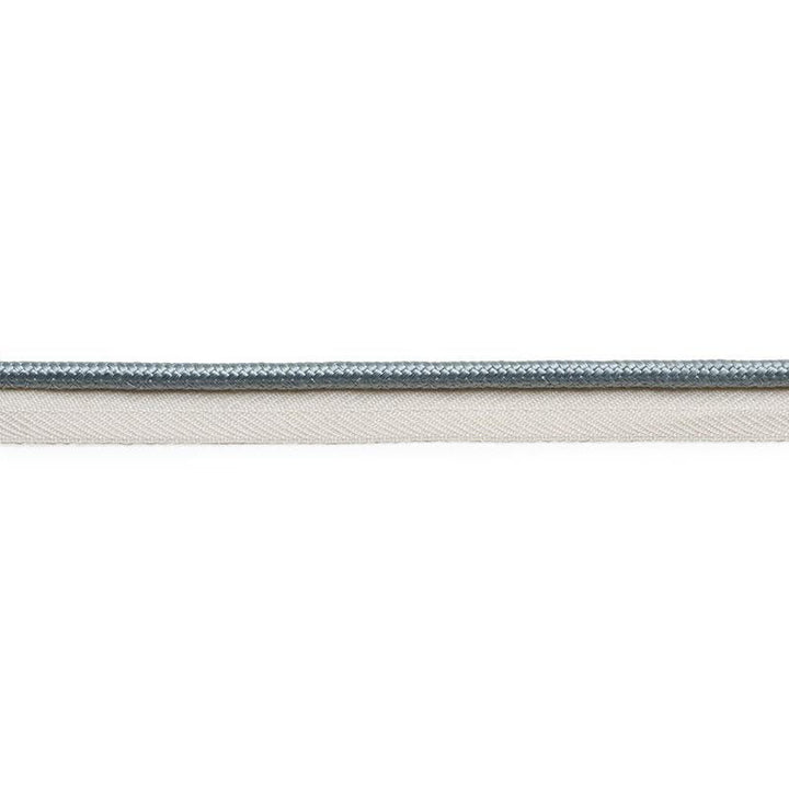 Gustave Silk Lip Cord Medium Cloud 74542 by Schumacher Designer Trim Perfect Basics: Trims - Swanky Fabrics -